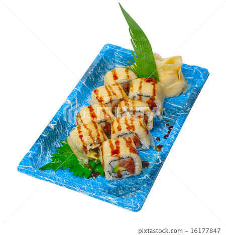 fresh sushi choice  assortment selection 16177847