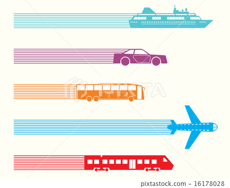 Different kinds of transport. Vector illustration Different kinds of transport. Vector illustration 16178028
