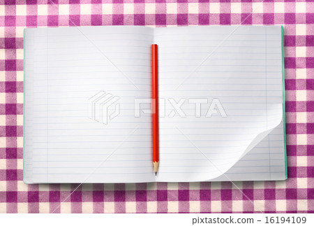 Notebook with pencil 16194109