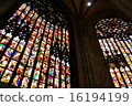Stained glass of Milan Cathedral in Italy 16194199