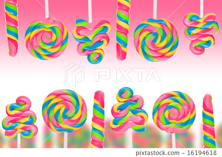 Fantasy sweet candy land with lollies 16194618