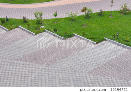 Pavement empty parking lot 16194761