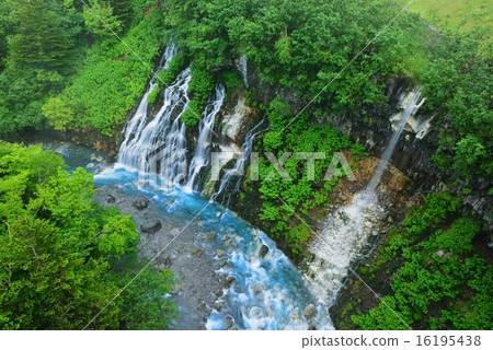 White mustache waterfall 16195438
