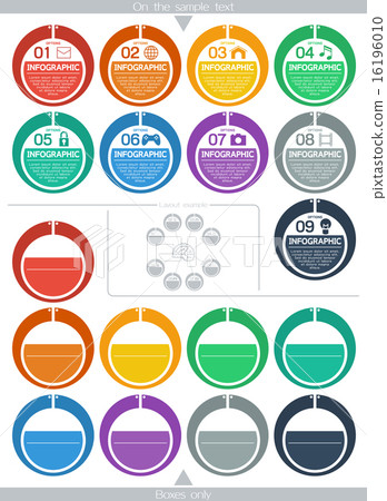 Infographic (Text boxes) - Stock Illustration [16196010] - PIXTA