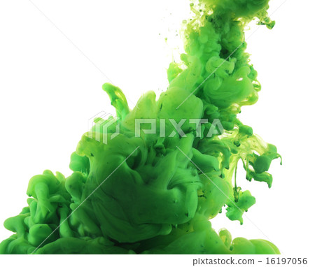 Acrylic colors and ink in water.  16197056