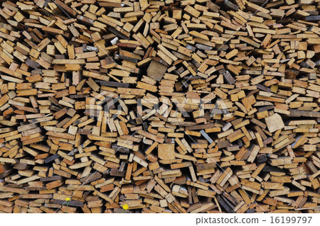 stack of wood 16199797