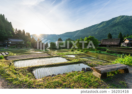 朝日的故鄉建築村世界遺產Gokayama Aikura Village 朝日的故鄉建築村世界遺產Gokayama Aikura Village 16201416