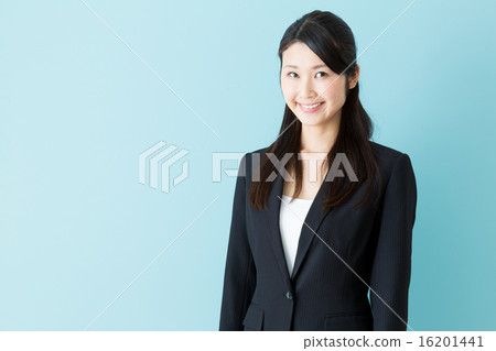 Business woman blue back image Business woman blue back image 16201441
