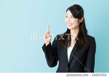 Business woman blue back image Business woman blue back image 16201450