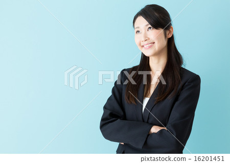Business woman blue back image Business woman blue back image 16201451