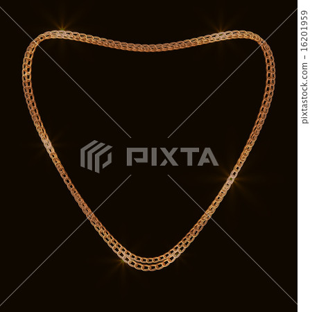 Jewelry Golden Chain of Heart Shape 16201959