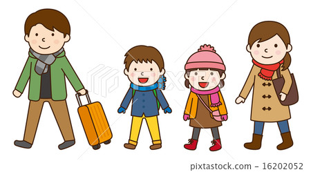 家庭旅行冬天 16202052