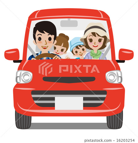 Car Family Drive Front Car Family Drive Front 16203254