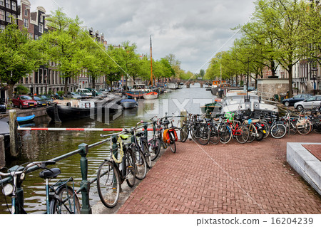 City of Amsterdam Canal Waterfront 16204239