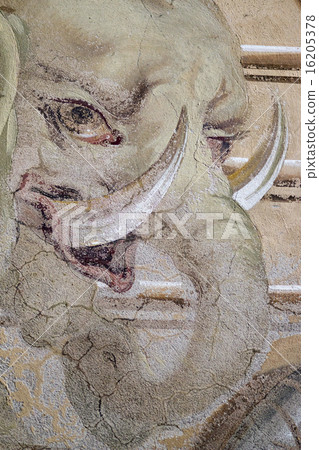 Baroque wall painting - allegory of Africa 16205378