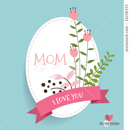 Happy Mother's Day with Floral bouquets background 16206355