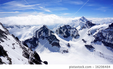 scenery of Valley Titlis snow mountains scenery of Valley Titlis snow mountains 16206484
