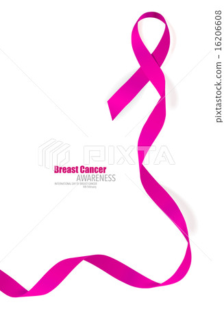 Breast cancer awareness pink ribbon 16206608