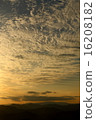 Light of the sunset that clouds cloudy 16208182