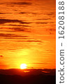 Time of sunset over clouds 16208188