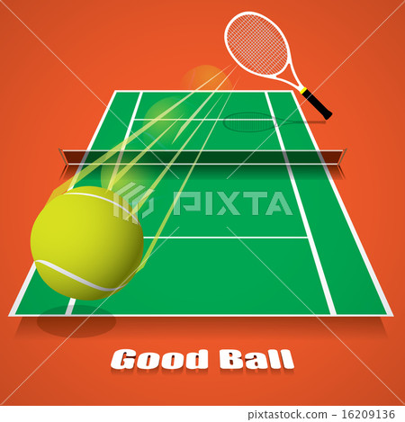 Tennis game concept vector 16209136