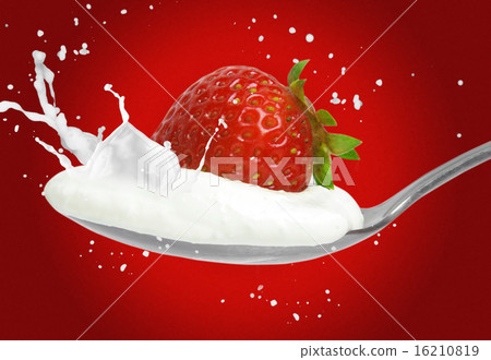 strawberry with cream strawberry with cream 16210819
