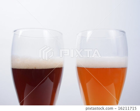 Two glasses of German beer Two glasses of German beer 16211715