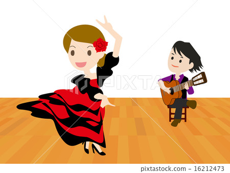 Guitarist illustration 16212473