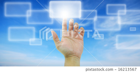 Hand touchscreen Hand touchscreen 16213567