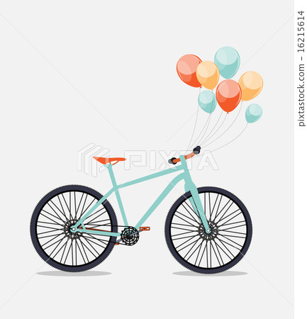 Retro Bicycle Background Vector Illustrator Retro Bicycle Background Vector Illustrator 16215614