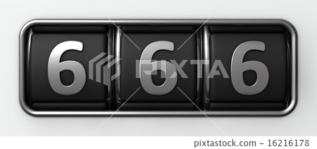 number counter on wall 16216178