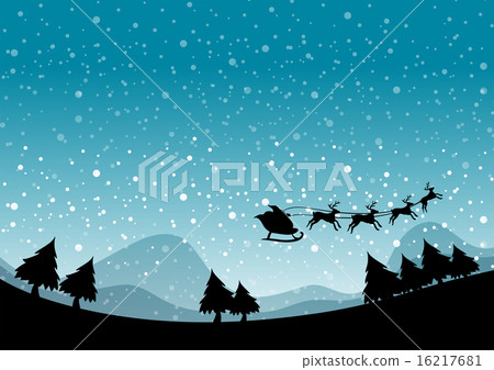 Silhouette Christmas Silhouette Christmas 16217681