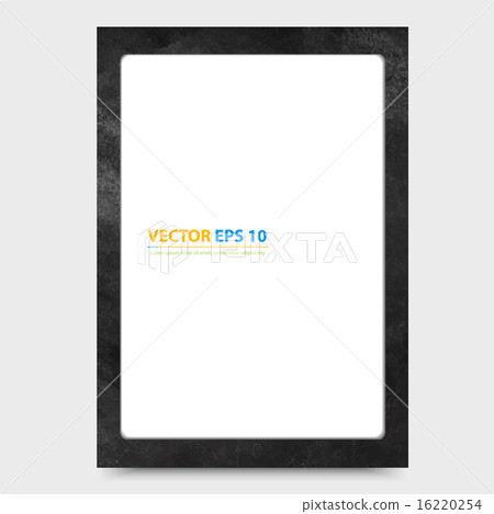 Black grunge frame on a wall vector background... - Stock Illustration ...