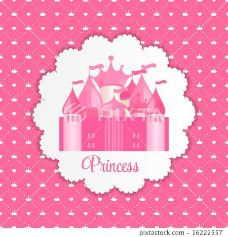 Princess Background with Castle Vector... - Stock Illustration ...