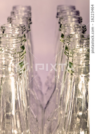 Empty glass bottles Empty glass bottles 16223464