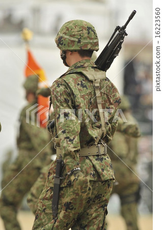 Army of the Ground Self Defense Force garrison general open exhibition training personnel 16223560