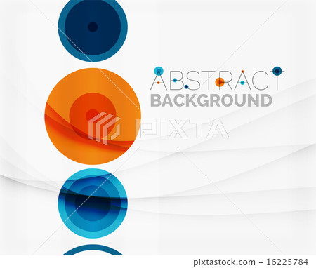Circle geometric shape composition 16225784