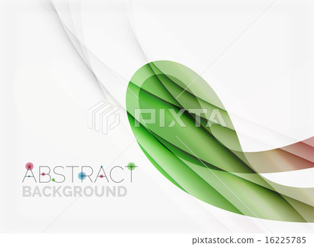 Corporate white background with gentle flowing waves Corporate white background with gentle flowing waves 16225785
