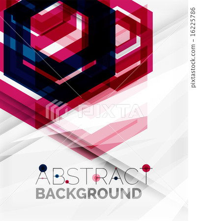 Geometric abstract background. Arrow design 16225786