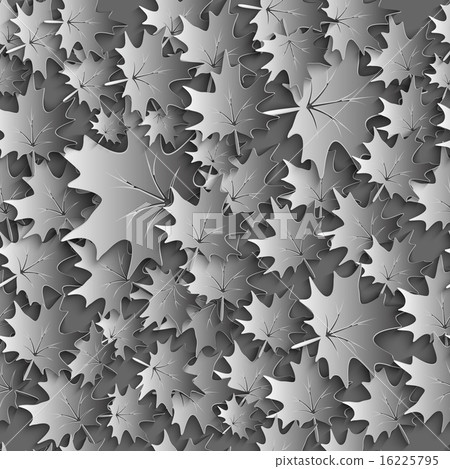 Vector Leaves 3d Seamless Pattern Background Vector Leaves 3d Seamless Pattern Background 16225795