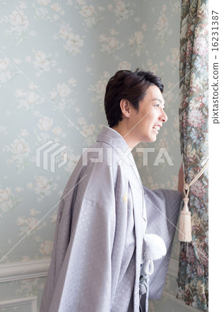 穿著和服 日式服裝 人 16231387