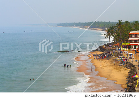 View of the Samudra beach in Kovalam 16231969