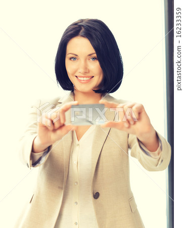 happy woman with credit card happy woman with credit card 16233359