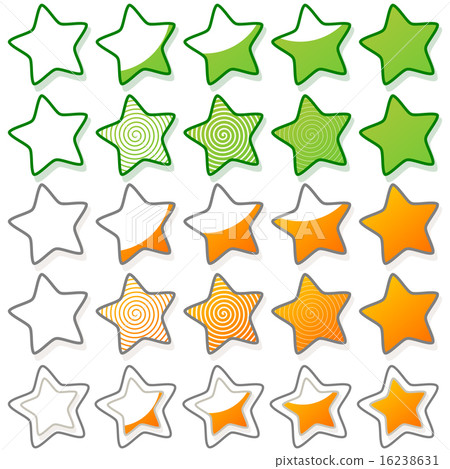 Five stars ratings web button 16238631