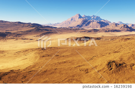 Fantasy desert landscape 16239198
