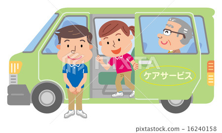 Day service illustrations for elderly people 16240158