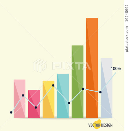 Modern design graph. Business graph to success, can use for busi Modern design graph. Business graph to success, can use for busi 16240662