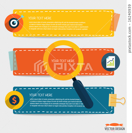 Business working elements for web design,...-插圖素材 [16240939] - PIXTA圖庫