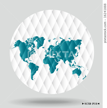 World map and earth globes. Vector illustration. - Stock Illustration ...
