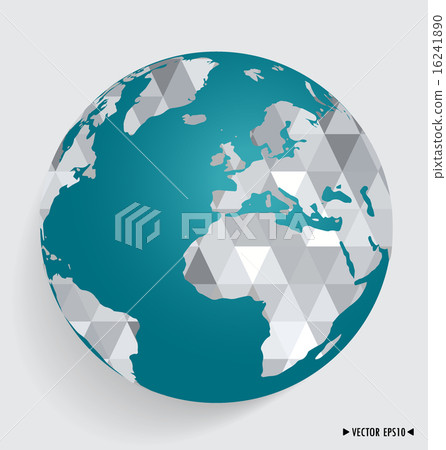 Modern globe. Vector illustration. Modern globe. Vector illustration. 16241890